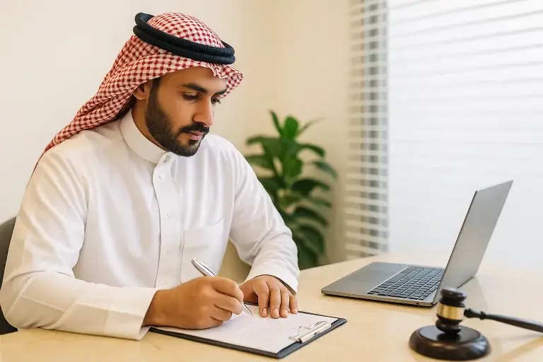 فريق القلم الذهبي يعمل على إنجاز المعاملات الإلكترونية
